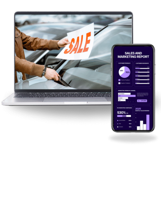 Purple and White Gradient Business Marketing Presentation Device Mockup Instagram Post Purple and White Gradient Business Marketing Presentation Device Mockup Instagram Post